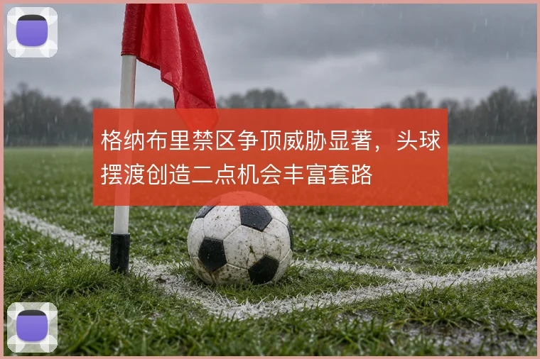 格纳布里禁区争顶威胁显著，头球摆渡创造二点机会丰富套路